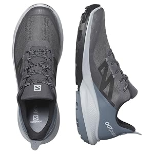 Salomon Men's OUTPULSE Gore-TEX Hiking Shoes, Magnet/Bersea